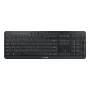 Klávesnica Cherry Stream ultimate — Full-Size USB, RF Wireless & Bluetooth, QWERTY angličtina, LED podsvietenie, čierna