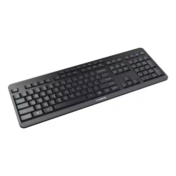 Klávesnica Cherry Stream ultimate — Full-Size USB, RF Wireless & Bluetooth, QWERTY angličtina, LED podsvietenie, čierna