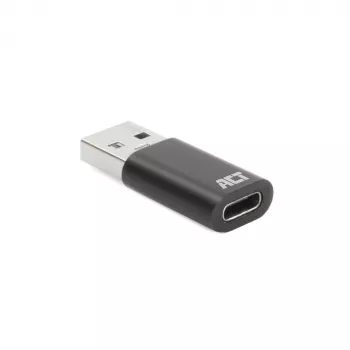 Adaptér USB-A konektor samec na USB-C konektor samica ACT AC7376 čierny
