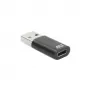 Adaptér USB-A konektor samec na USB-C konektor samica ACT AC7376 čierny
