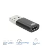 Adaptér USB-A konektor samec na USB-C konektor samica ACT AC7376 čierny