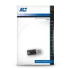 Adaptér USB-A konektor samec na USB-C konektor samica ACT AC7376 čierny