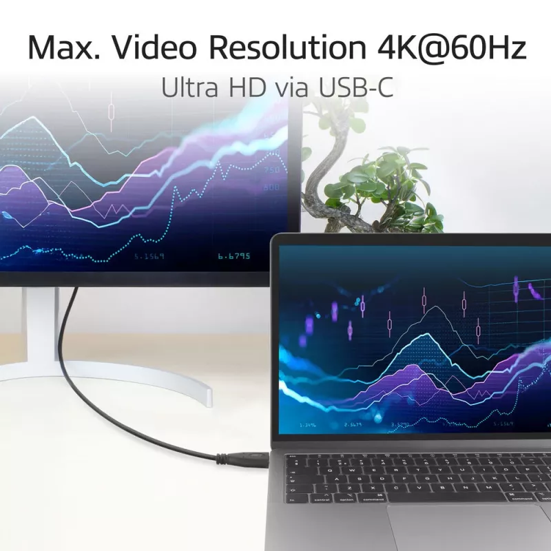 ACT USB 3.0 10Gbps 60W kábel USB Type-C (rovný) na USB Type-C (horný/dolný zahnutý), 2 metre