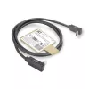 ACT USB 3.0 10Gbps 60W kábel USB Type-C (horný/dolný zahnutý) na USB Type-C (horný/dolný zahnutý), 1 meter