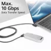 ACT USB 3.0 10Gbps 60W kábel USB Type-C® (ľavý/pravý zahnutý) na USB Type-C® (ľavý/pravý zahnutý), 2 metre