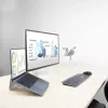 Stojan na notebook ACT AC8115 hliník sivý 190x260x90 mm