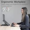 Stojan na notebook ACT AC8150 skladací 7 nastaviteľných výšok čierny