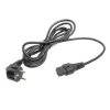 ACT napájací kábel CEE 7/7 konektor samec (zahnutý) - C13 IEC Lock čierny 5 m, EL269S