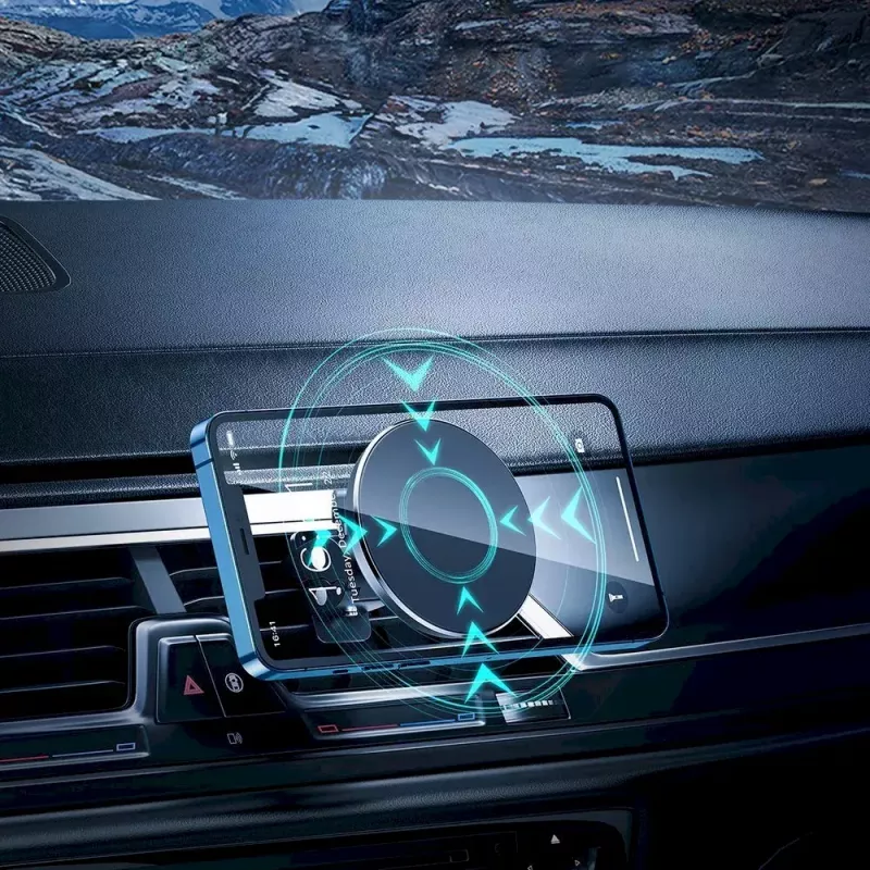Magnetické držiak na mobil do auta CHOETECH pre iPhone 12, kompatibilné s mriežkou ventilácie, kompaktný držiak