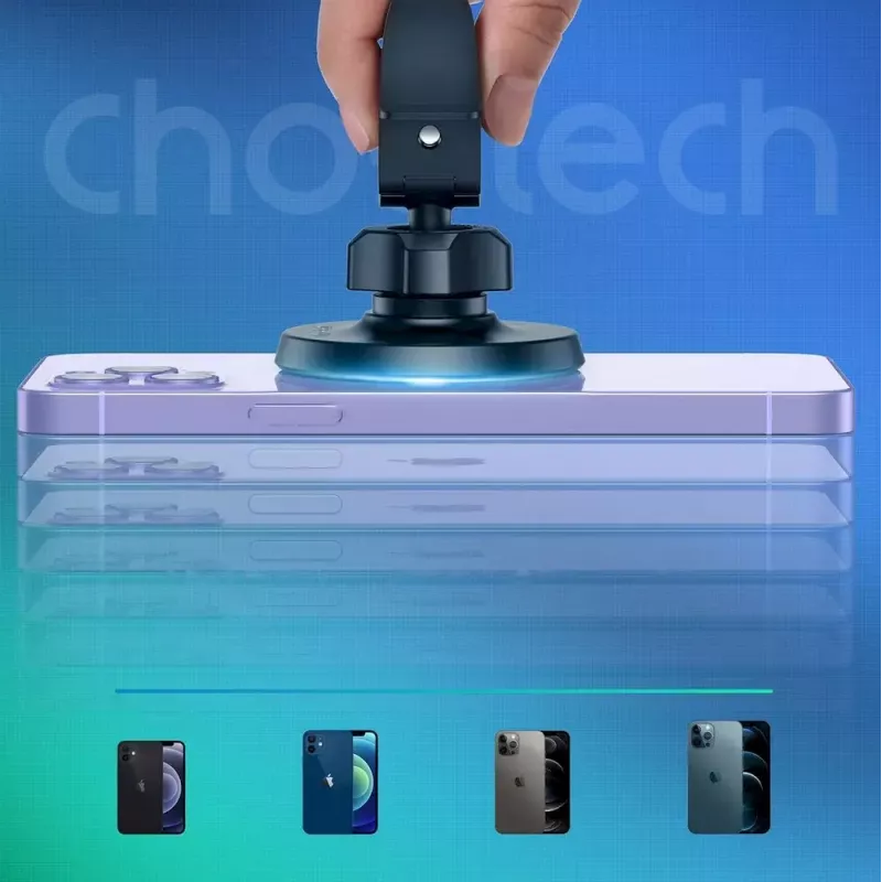 Magnetické držiak na mobil do auta CHOETECH pre iPhone 12, kompatibilné s mriežkou ventilácie, kompaktný držiak