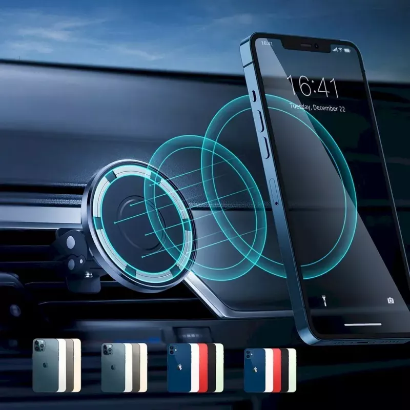 Magnetické držiak na mobil do auta CHOETECH pre iPhone 12, kompatibilné s mriežkou ventilácie, kompaktný držiak