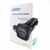 Napájací zdroj CHOETECH C0051 dual USB-A 36W QC3.0, čierny