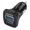 Napájací zdroj CHOETECH C0051 dual USB-A 36W QC3.0, čierny