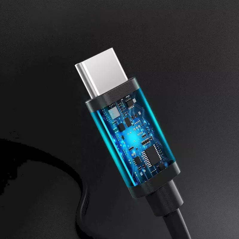 USB Type-C na Type-C kábel CHOETECH CC0004-V2, 3 m, PD 20W, čierny