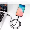 USB Type-C na Type-C kábel CHOETECH CC0004-V2, 3 m, PD 20W, čierny