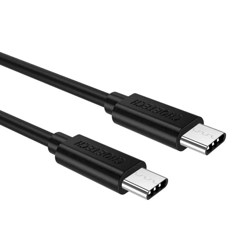 USB Type-C na Type-C kábel CHOETECH CC0004-V2, 3 m, PD 20W, čierny