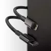 Kábel Baseus Tungsten Gold 1 m čierny Lightning na USB C
