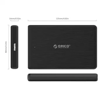 Puzdro na HDD/SSD ORICO 2189C3-BK-BP