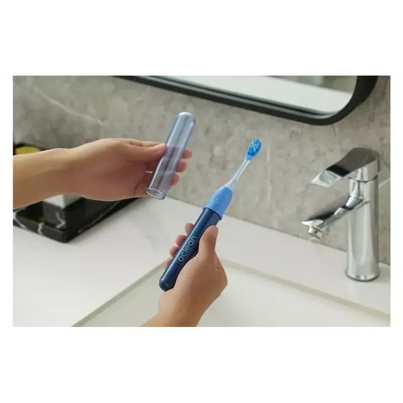Elektrická zubná kefka OCLEAN Ease modrá – nabíjateľná, vodotesná, modrá