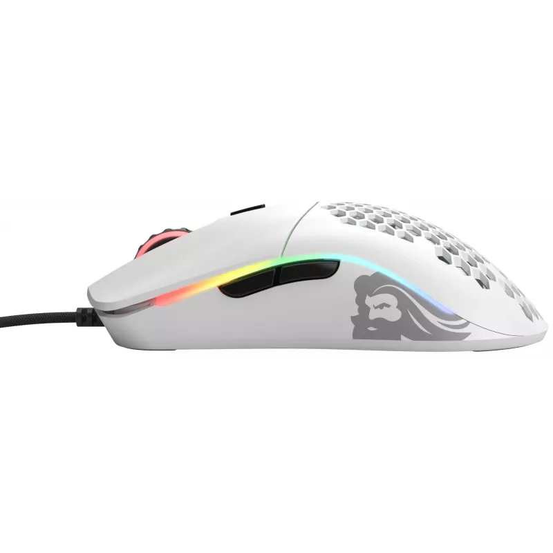 Glorious Gaming Glorious Model O Mouse Regular (biela), pre pravákov, optická, USB typu A, 12000 DPI, biela
