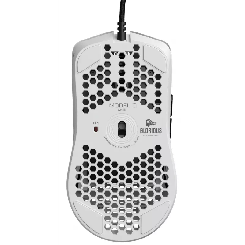 Glorious Gaming Glorious Model O Mouse Regular (biela), pre pravákov, optická, USB typu A, 12000 DPI, biela