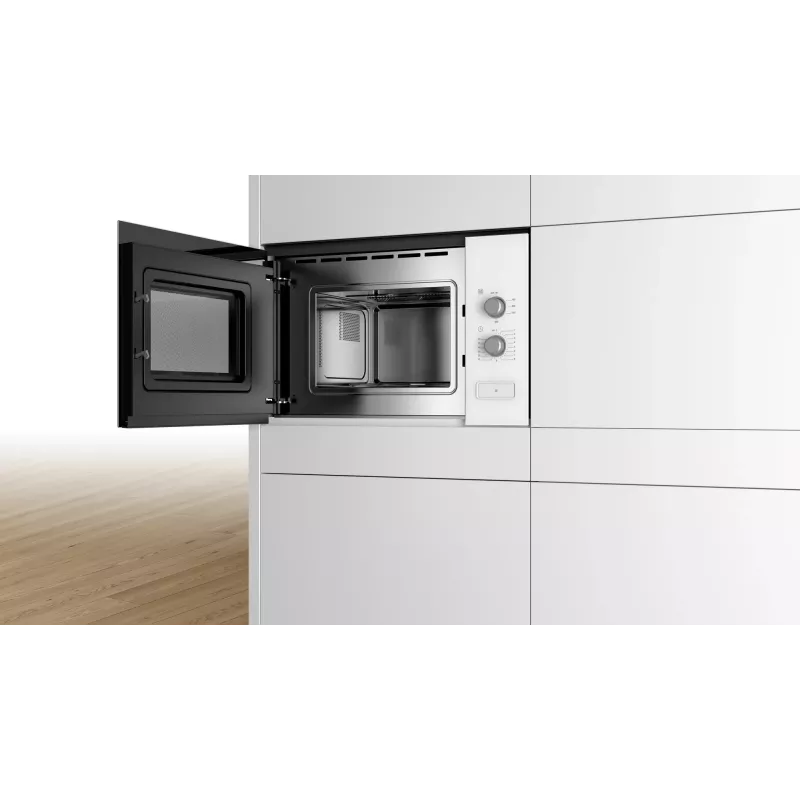 Vstavaná mikrovlnná rúra Bosch Serie 4 BFL520MW0 – 20 L, 800 W, biela