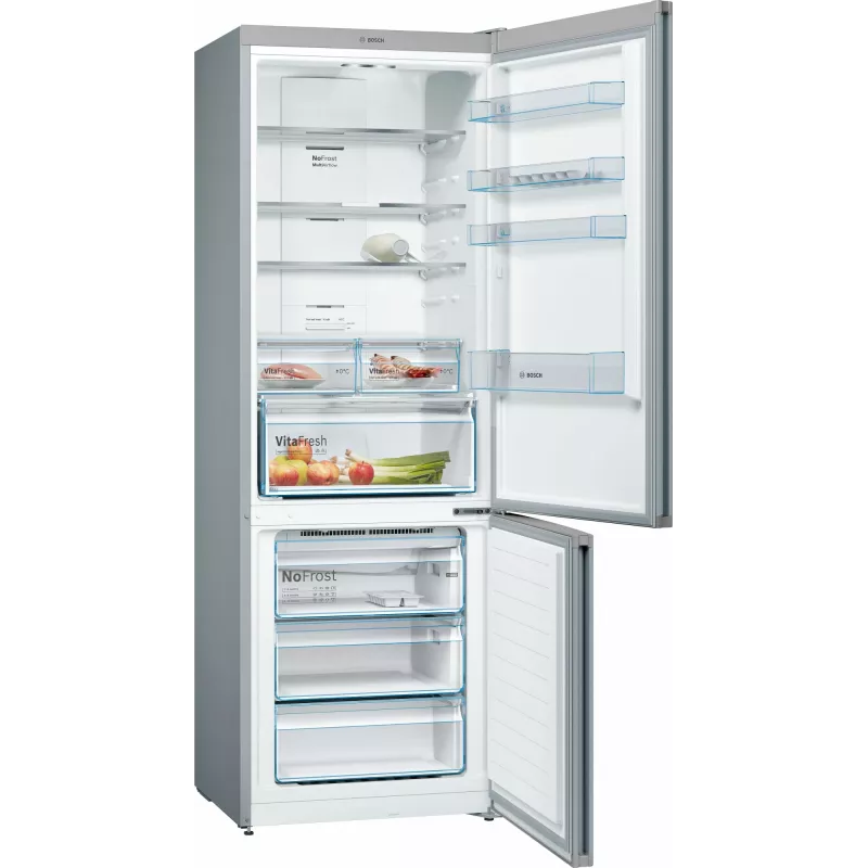 Bosch Serie 4 KGN49XLEA chladnička s mrazničkou voľne stojaca 438 L nerez