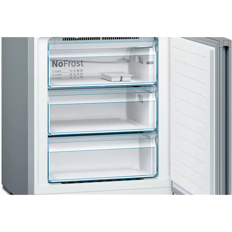 Bosch Serie 4 KGN49XLEA chladnička s mrazničkou voľne stojaca 438 L nerez