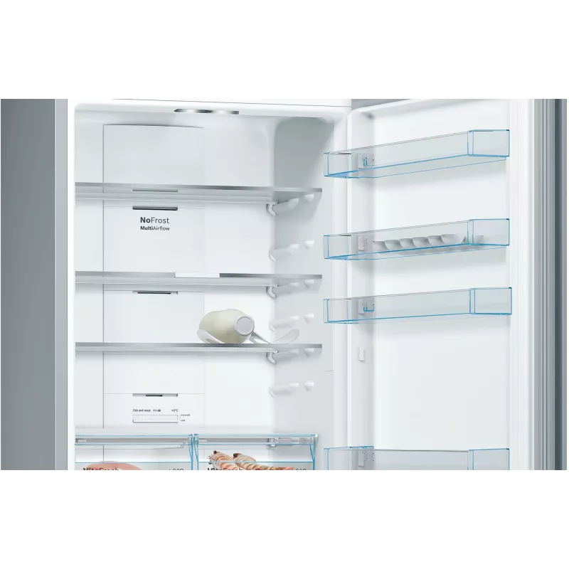 Bosch Serie 4 KGN49XLEA chladnička s mrazničkou voľne stojaca 438 L nerez