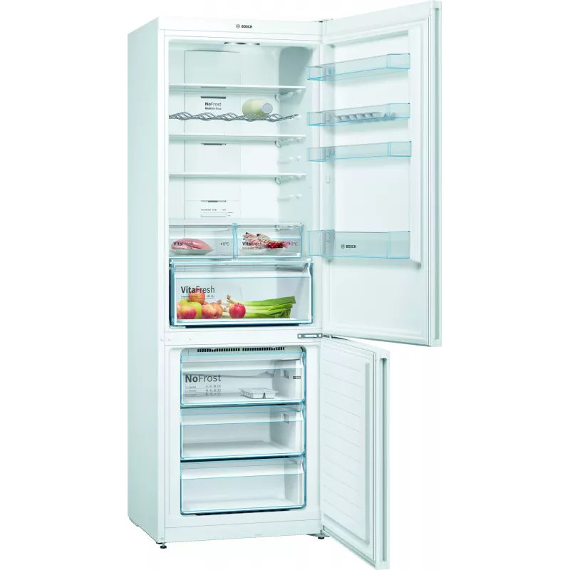 Bosch Serie 4 KGN49XWEA chladnička s mrazničkou voľne stojaca 438 L biela