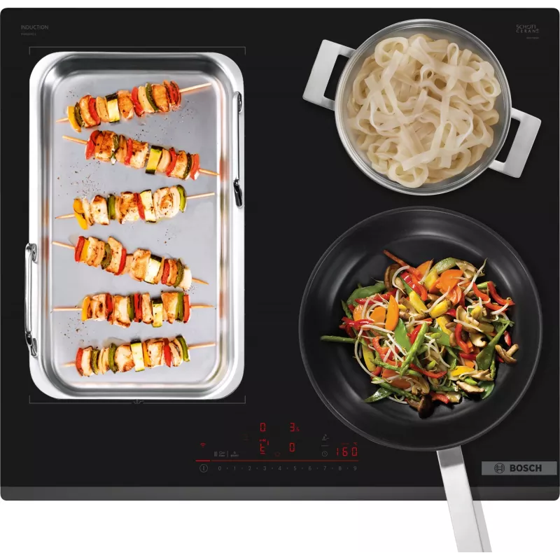 Bosch Serie 6 PIX631HC1E varná doska čierna vstavaná 60 cm indukčná varná doska 4 zóny