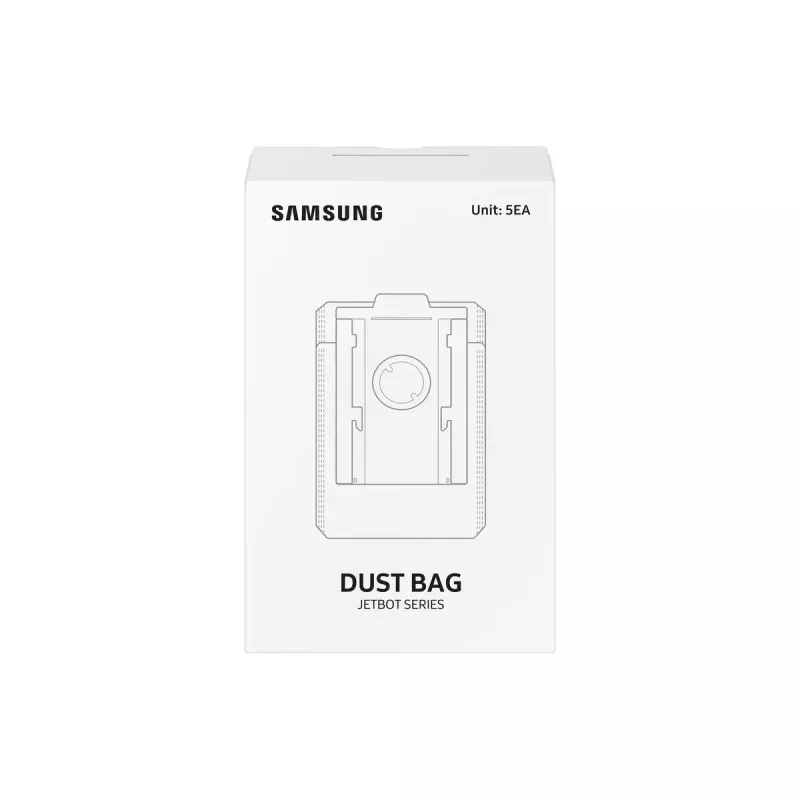 Vrecká do vysávača Samsung VCA-RDB95 pre robotický vysávač biela 5 kusov