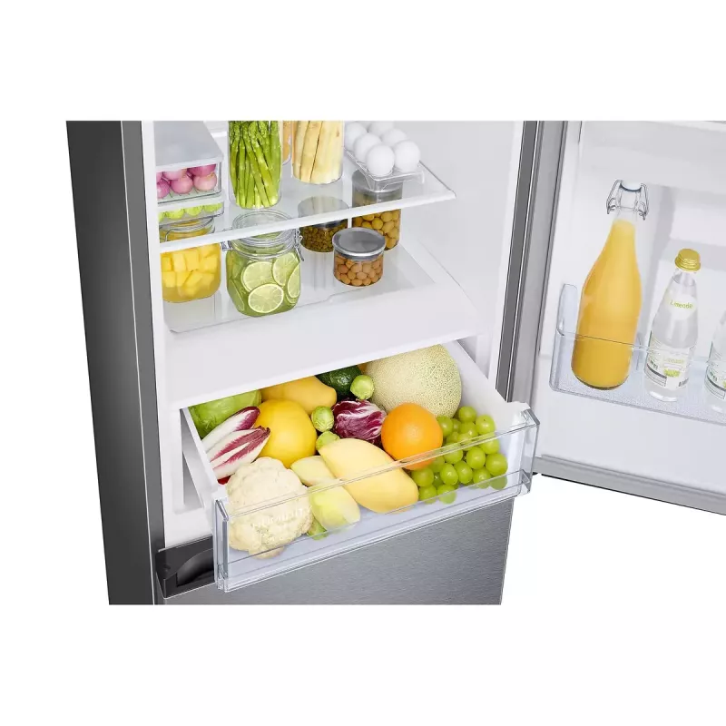 Samsung Series 6 RB34C632ESA/EU Classic chladnička s mrazničkou s technológiou SpaceMax™ – strieborná