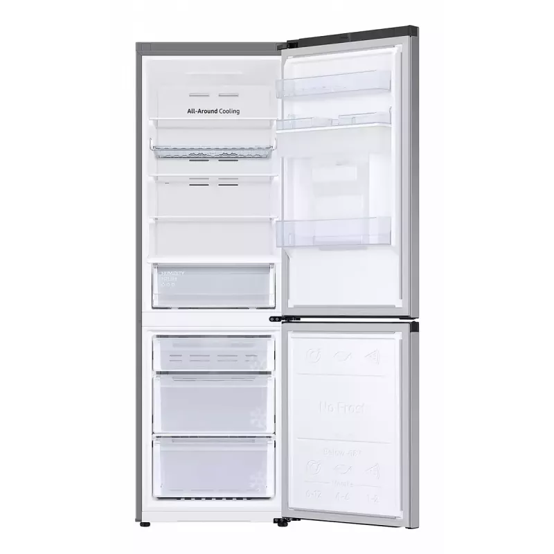Samsung Series 6 RB34C632ESA/EU Classic chladnička s mrazničkou s technológiou SpaceMax™ – strieborná