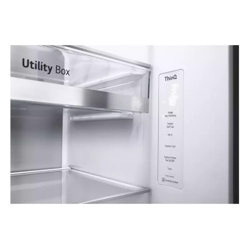 LG InstaView ™ ThinQ™ GSXV91MCAE American chladnička s mrazničkou 635 L