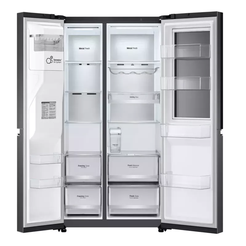 LG InstaView ™ ThinQ™ GSXV91MCAE American chladnička s mrazničkou 635 L