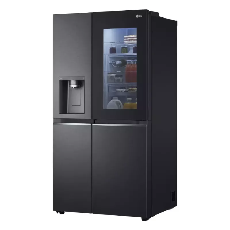 LG InstaView ™ ThinQ™ GSXV91MCAE American chladnička s mrazničkou 635 L