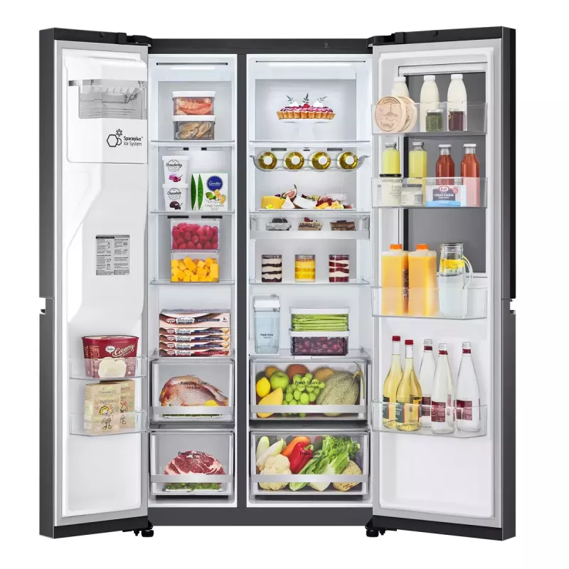 LG InstaView ™ ThinQ™ GSXV91MCAE American chladnička s mrazničkou 635 L