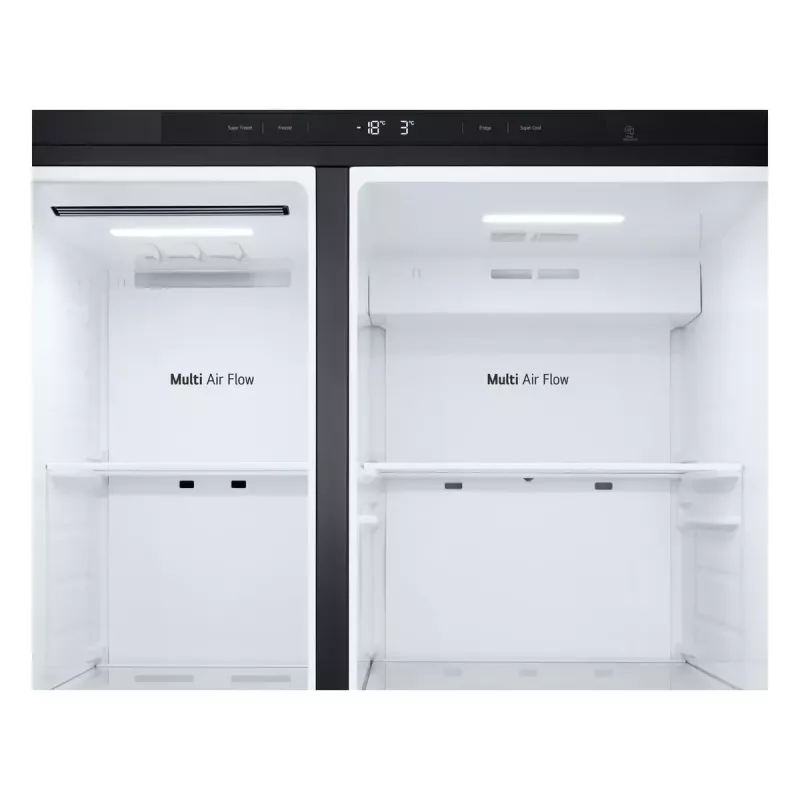 LG GSBC40EPPE Side-by-Side chladnička voľne stojaca 664 L E čierna