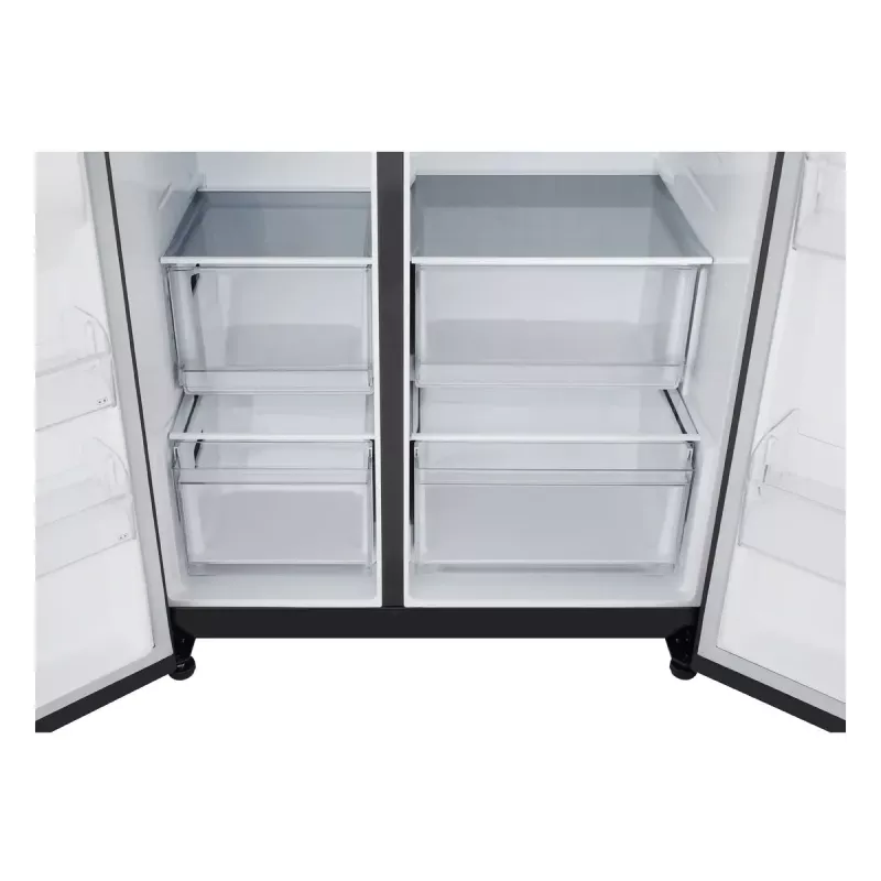 LG GSBC40EPPE Side-by-Side chladnička voľne stojaca 664 L E čierna