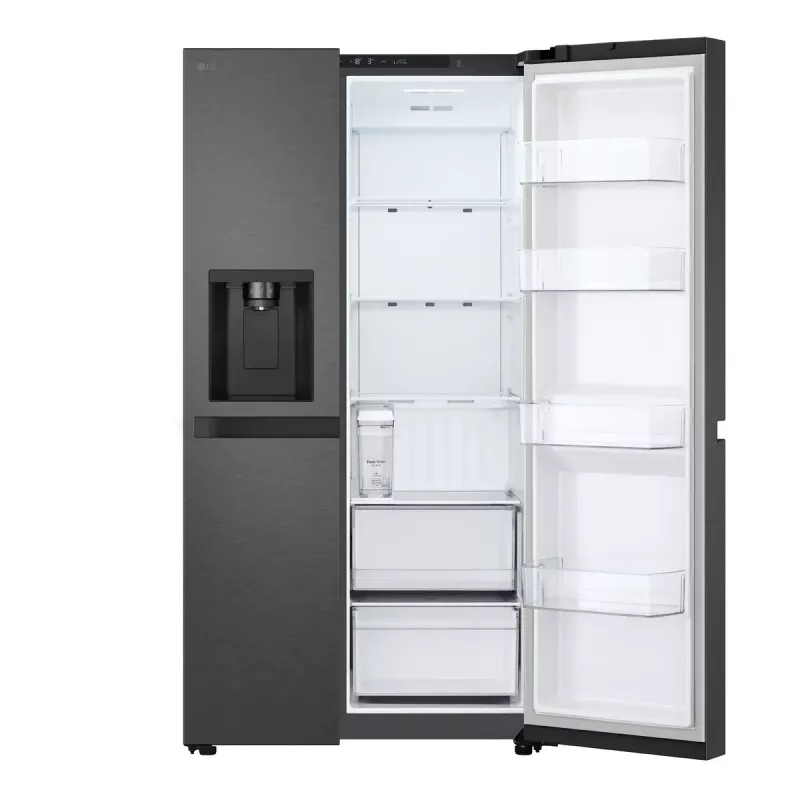 LG GSLC41EPPE Side-by-Side chladnička voľne stojaca 641 L čierna