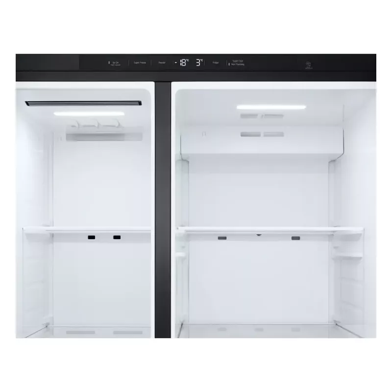 LG GSLC41EPPE Side-by-Side chladnička voľne stojaca 641 L čierna