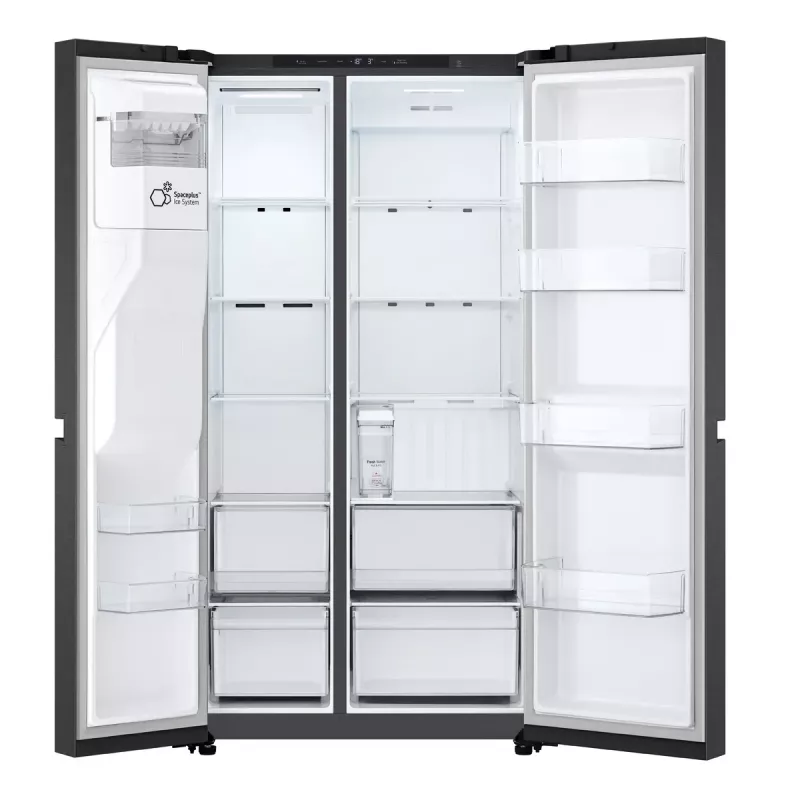 LG GSLC41EPPE Side-by-Side chladnička voľne stojaca 641 L čierna