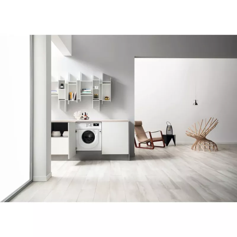 Whirlpool BI WMWG 71483E EU N plne vstavaná práčka, 7 kg, 1400 ot./min, energetická trieda D, biela