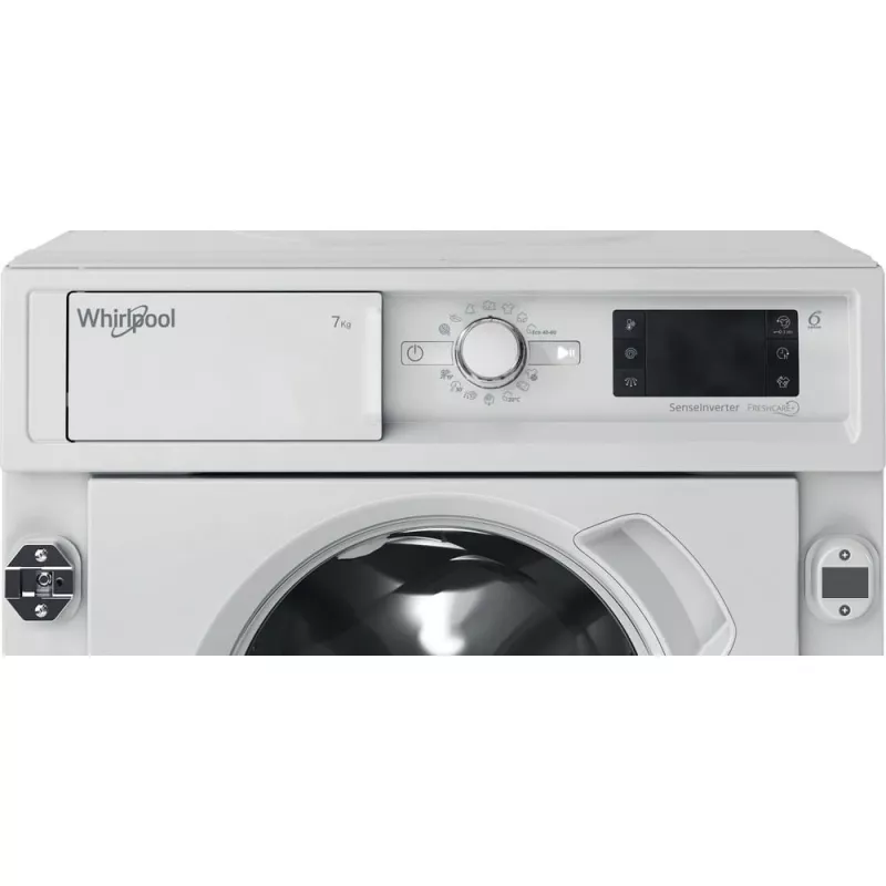 Whirlpool BI WMWG 71483E EU N plne vstavaná práčka, 7 kg, 1400 ot./min, energetická trieda D, biela