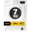 Whirlpool BI WMWG 71483E EU N plne vstavaná práčka, 7 kg, 1400 ot./min, energetická trieda D, biela