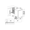Whirlpool MaxiSpace W8I HT58 T plne integrovaná 14 súprav riadu