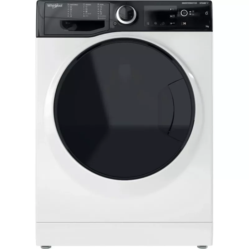 Whirlpool WRSB 7259 D EU práčka s predným plnením 7 kg 1151 ot/min čierna, biela