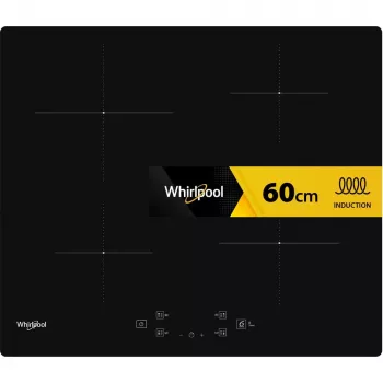 Whirlpool WS Q2160 NE čierna vstavaná 59 cm zónová indukčná varná doska 4 zóny