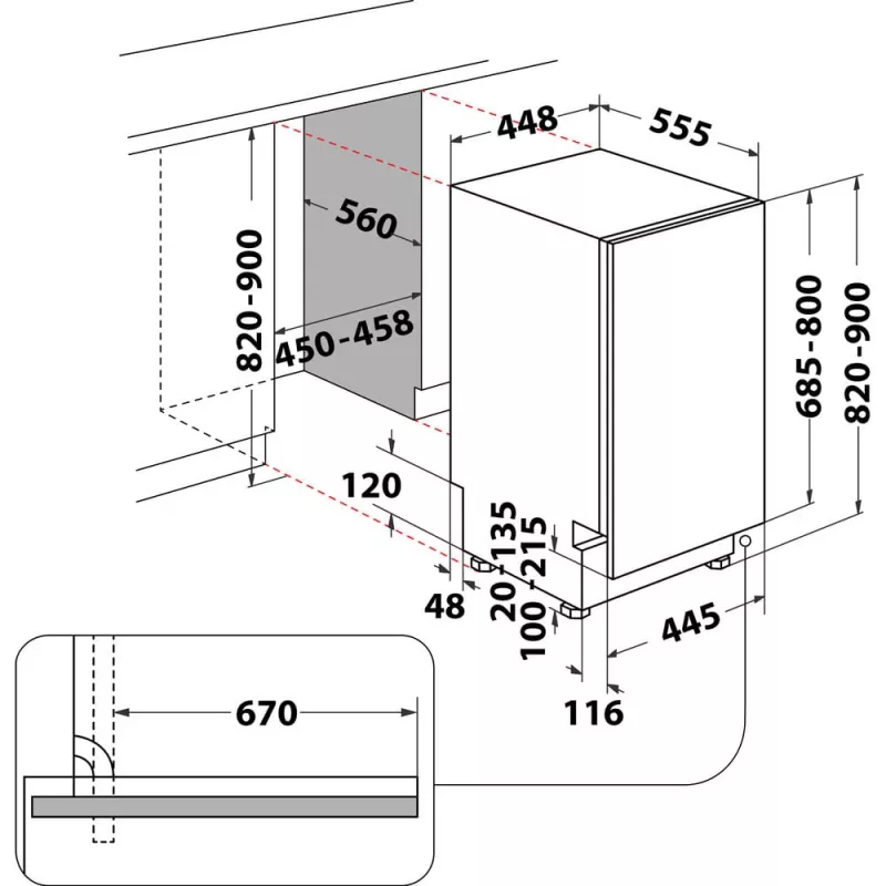 Whirlpool WH6IC11BS7LSA0 plne integrovaná 11 súprav riadu